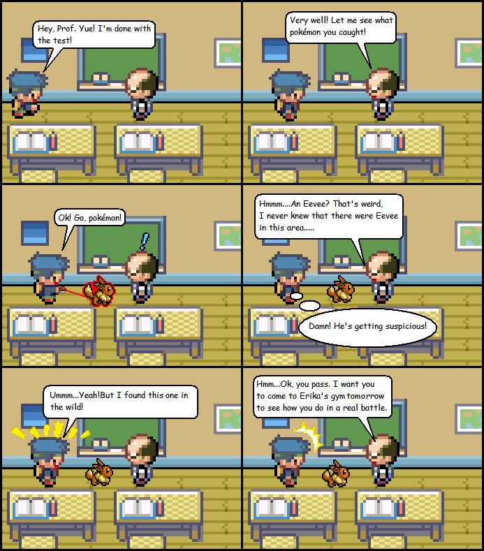 Comic 10- A suspicious pokÃ©mon