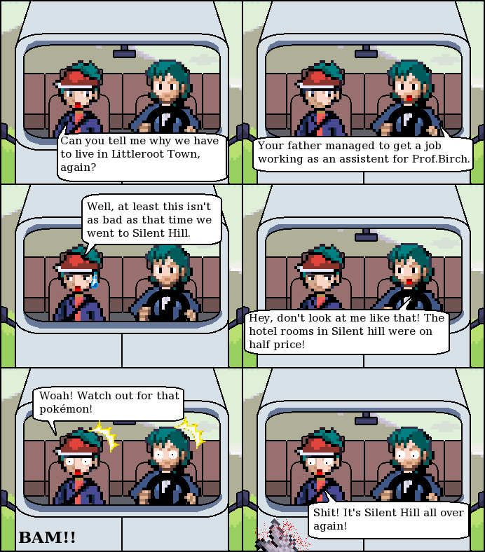 Comic 1-Driving accident