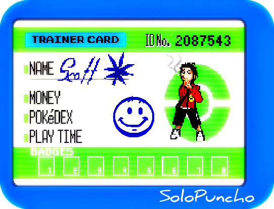 Scott Green's trainer card