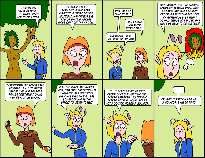 Ch 3, Page 9, Aki loses her temper