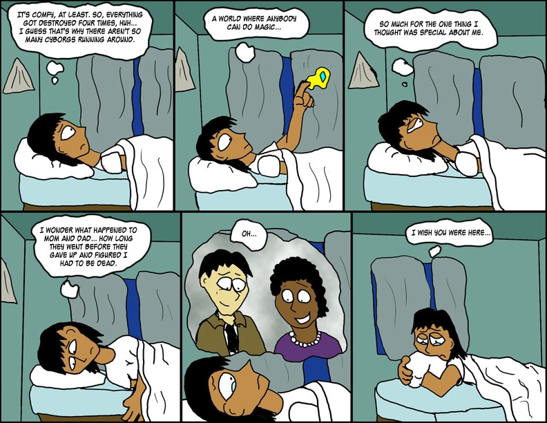 Ch 7, Page 26, Crying to sleep