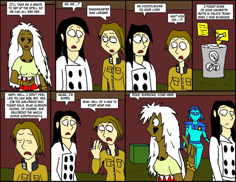 Ch 9, Page 15, Sam Needs a Smoke