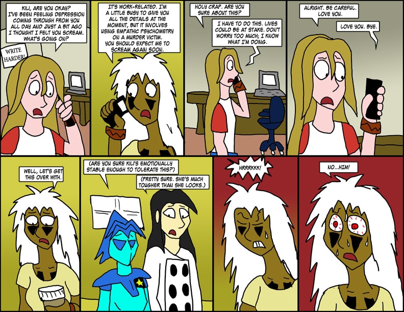 Ch 9, Page 34, Greg Checks In