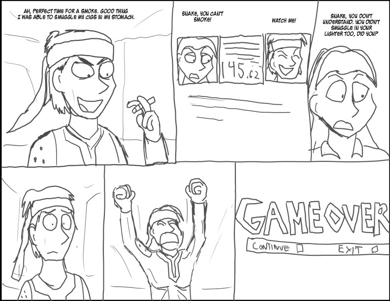 Non-canon filler: Snake's Cigs