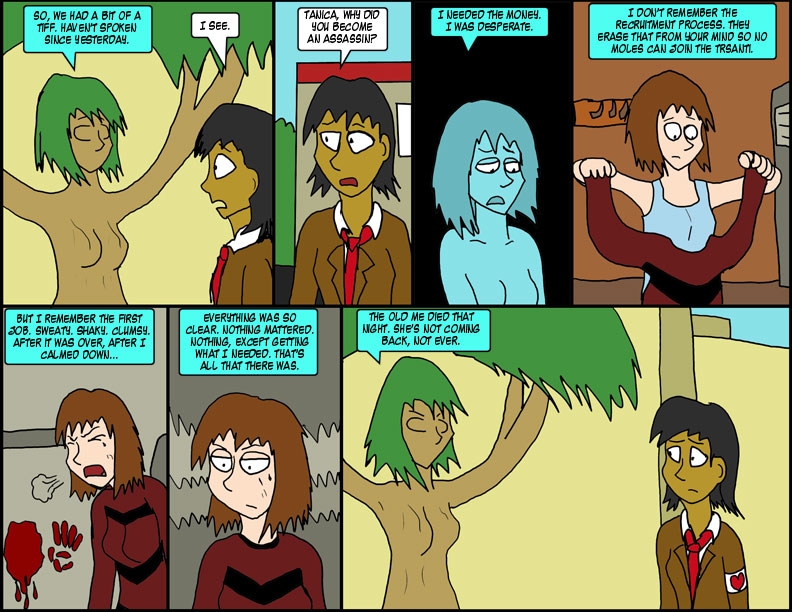 Ch 13, Page 4, "Not coming back."