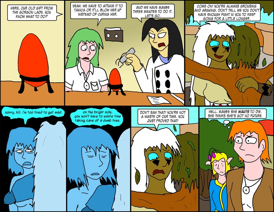 Ch 13, Page 32, Maybe she wants to die...