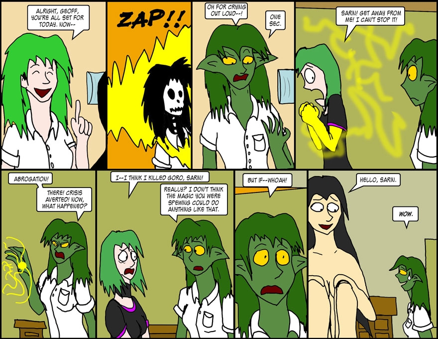 Ch 16, Pg 6, "Crisis averted!" Only not quite.