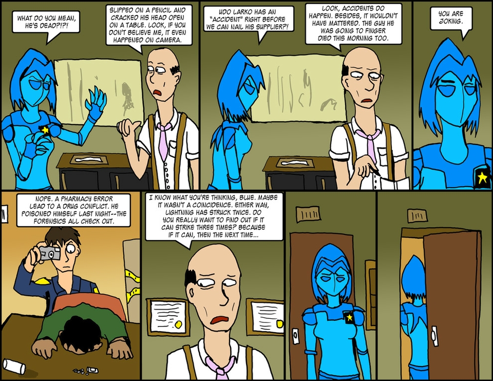 Ch 16, Pg 12, Udo Larko, Killed Off-Screen