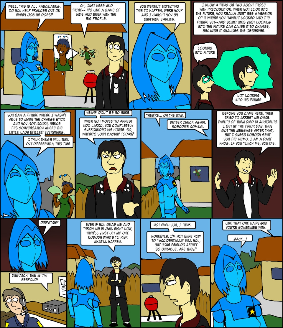 Ch 16, Pg 17, "Touch me and die."