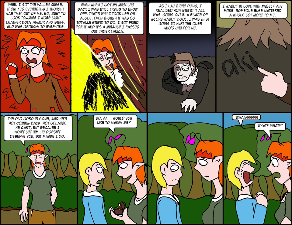 Ch 19, Pg 20, "The old Goro is gone."