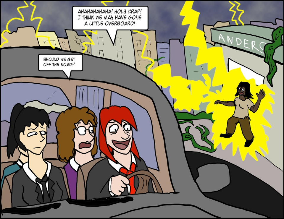 Ch 17, Pg 29, "Should we get off the road?"