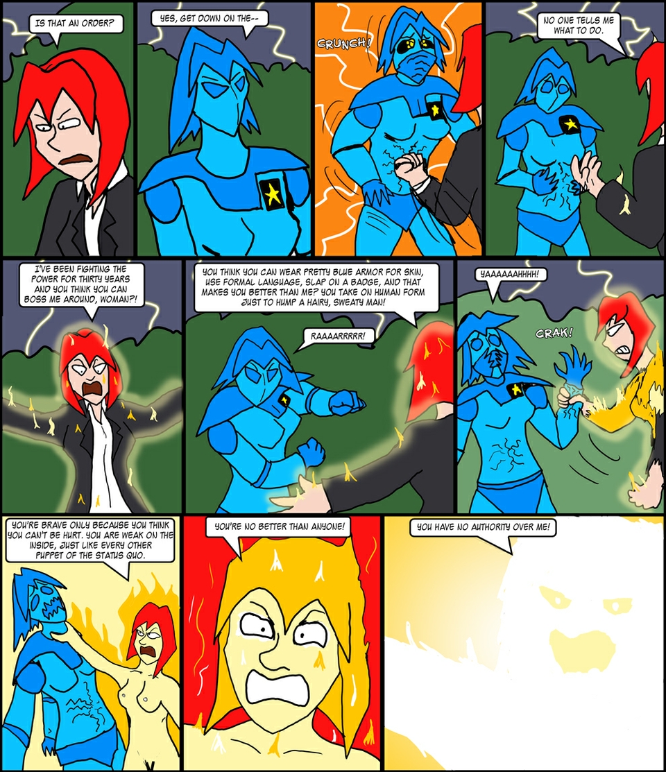 Ch 17, Pg 32, "YOU HAVE NO AUTHORITY OVER ME!"