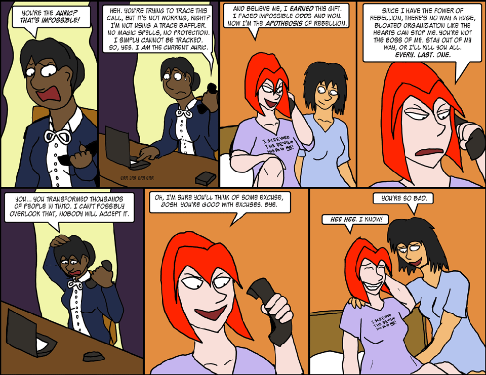 Ch 17, Pg 42, "You're the Auric?!"