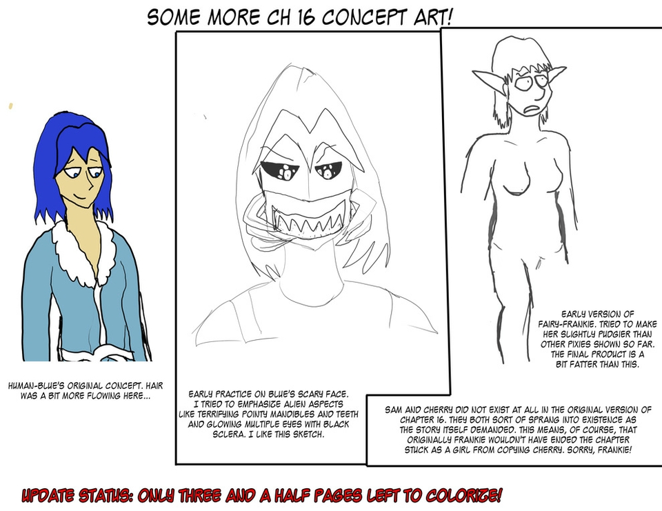 FILLER: Fairy Frankie and Blue Concept Art