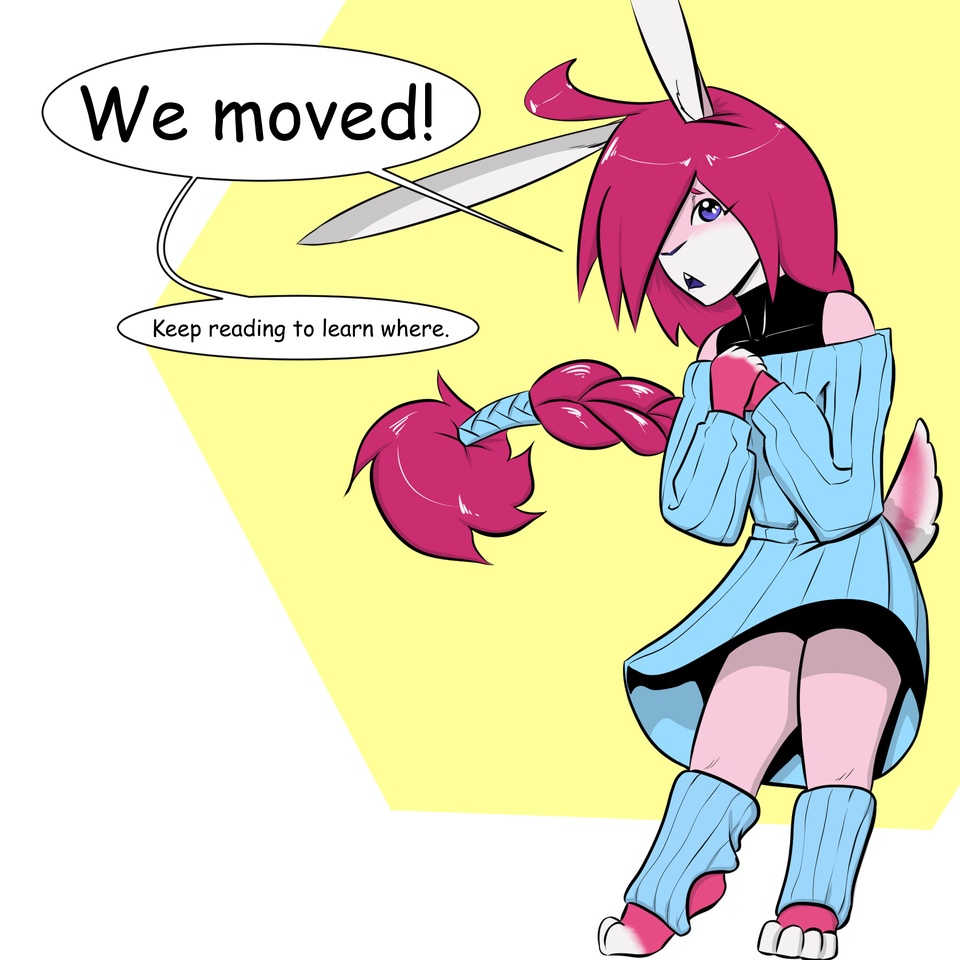 We Moved!