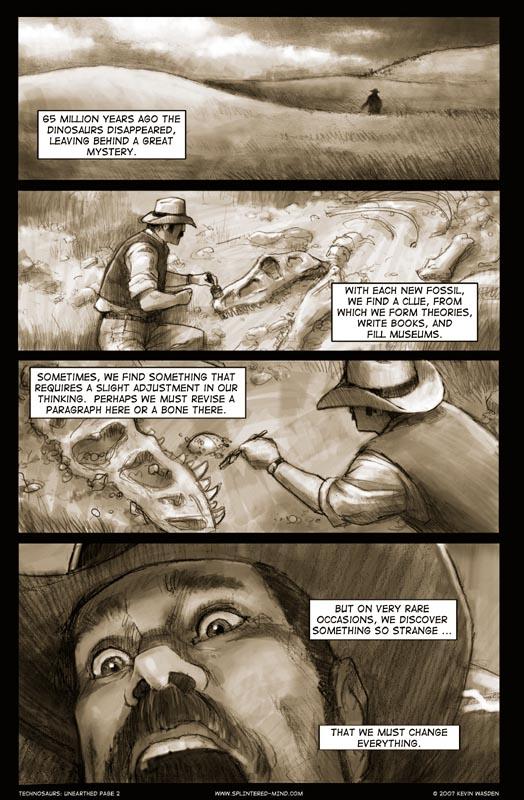 TECHNOSAURS: UNEARTHED, Page 1