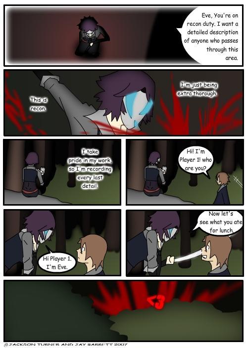 Page 28: Wherein Player 1 is Either Brutally Dizmembered, or Brutally Raped