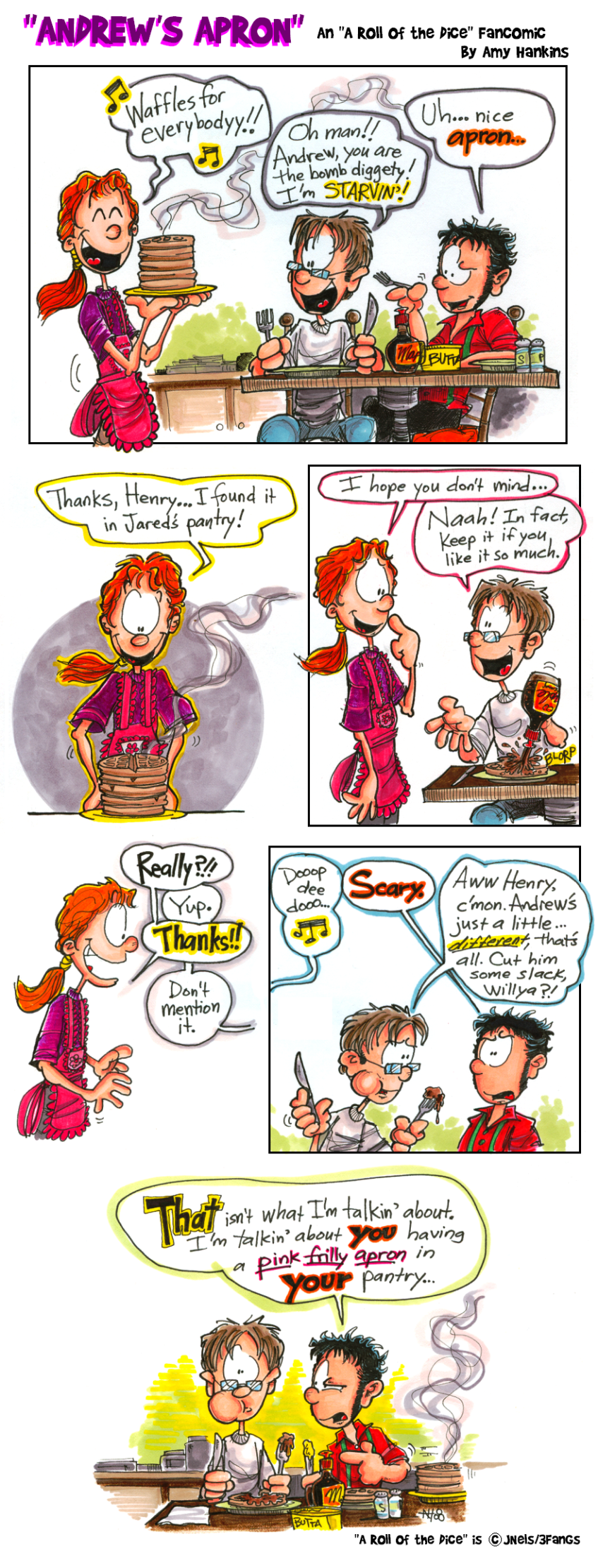 Fanart by Antcomics: Andrew's Apron.