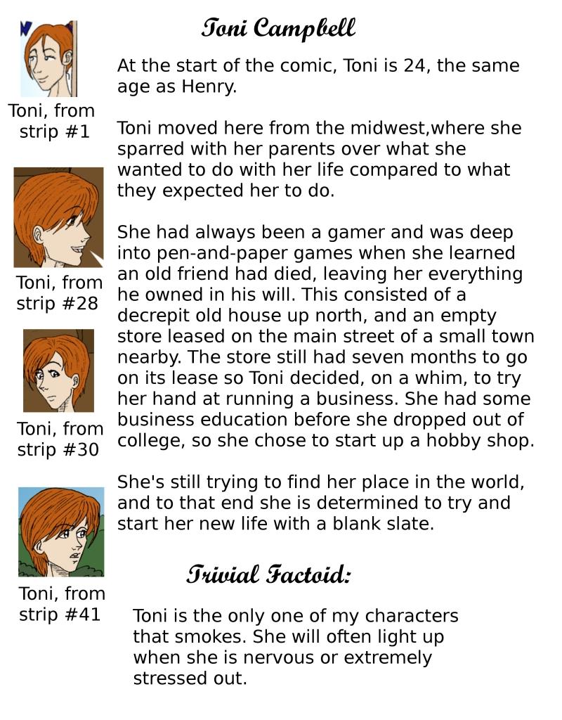 A Roll of the Dice Birthday Week: Toni Bio.