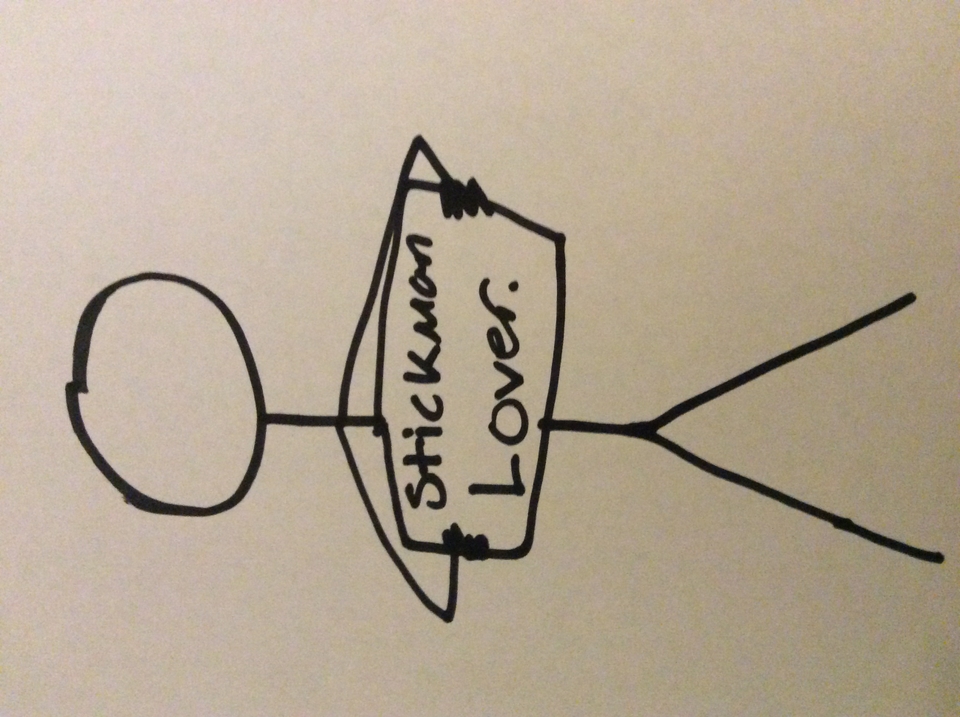 Stickman goes camping