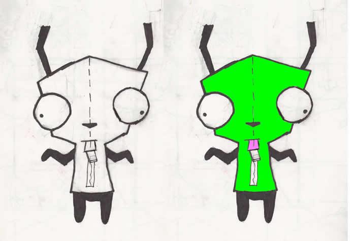 I Like Gir (hay look I CAN draw)