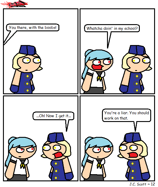 Boobs are made for walkin'