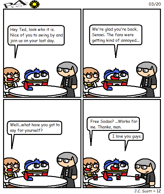 Yosuke Hanamura and Teddie