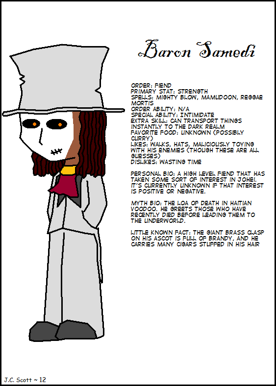 Character Profile - Baron Samedi