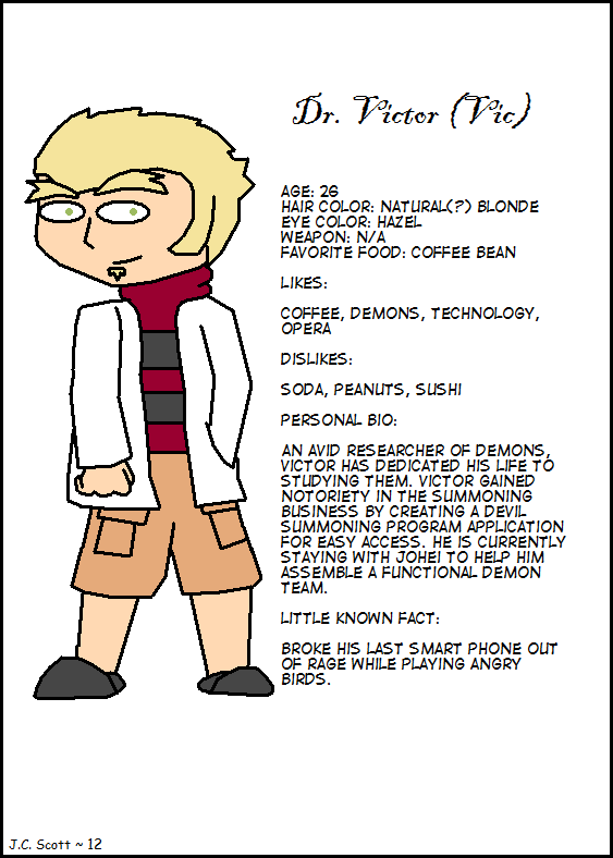 Character Profile - Doctor Victor (Vic)
