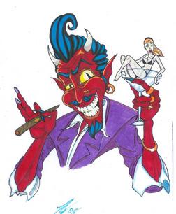 It's that time again...."Mr.Satan! Featured on the RANDOM ART PAGE!