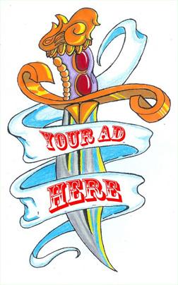 Random Art page....YOUR AD HERE TATTOO!!