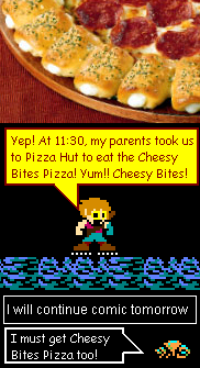 Announcement: Yum Yum Cheesy Bites Pizza!