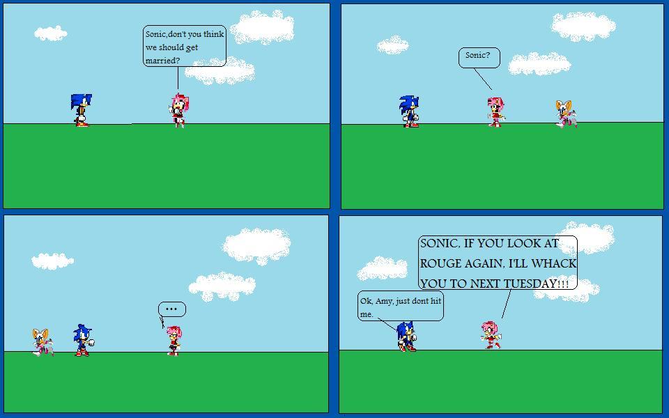 Sonic and the Gang #2: Sonic better not look other girls