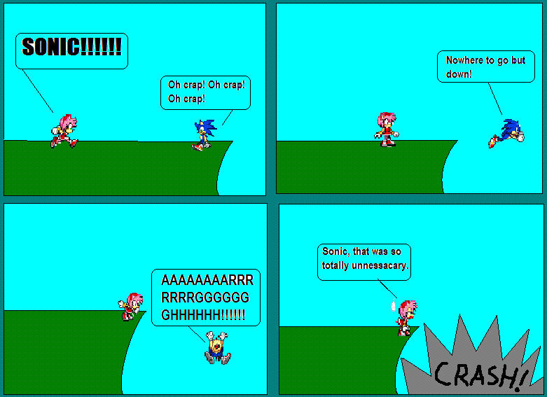 Sonic and the Gang # 3: Sonic will do anything to avoid Amy