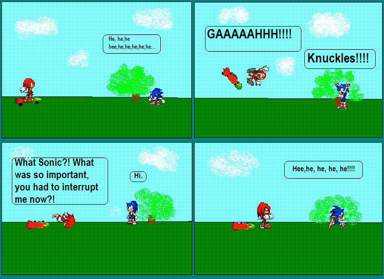 Sonic and the Gang #4: Sonic says hi