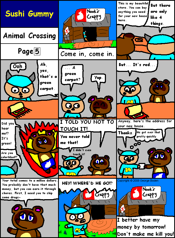 Animal Crossing Page 5