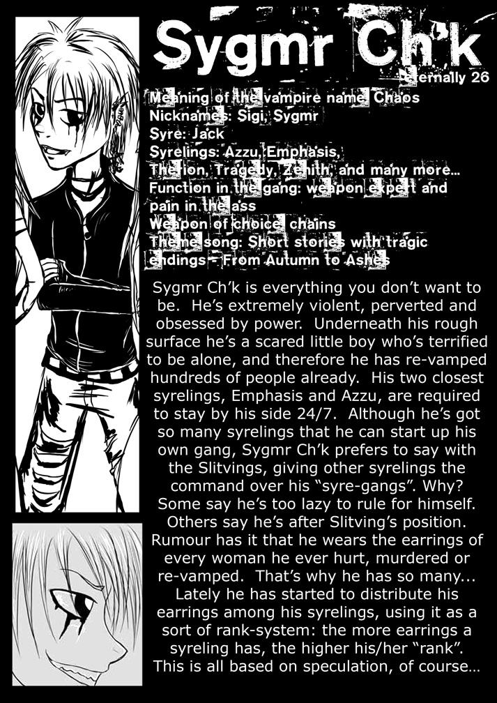 Extra: Sygmr Ch'k Character Profile