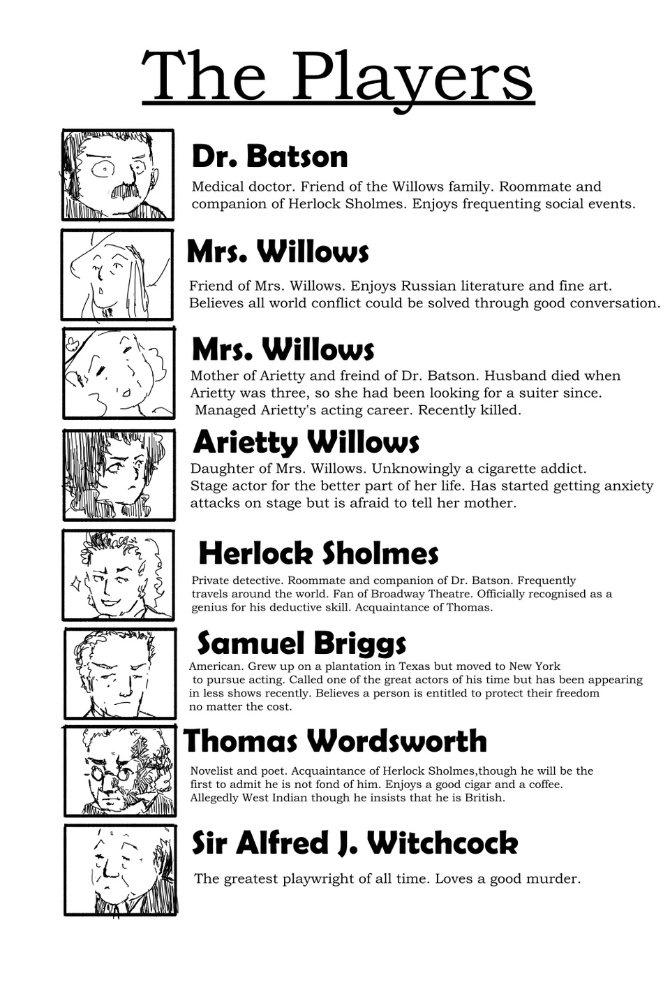 Sholmes2 Cast