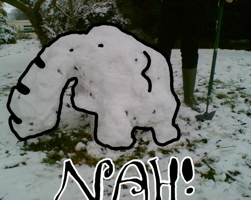 And again