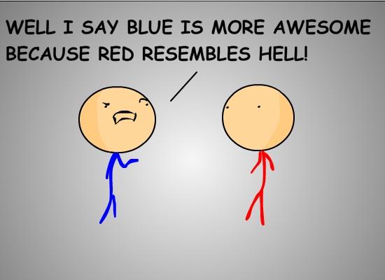 007-Blue vs. Red