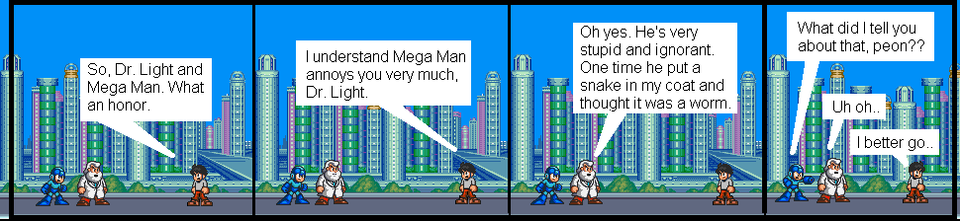 Megaman and Dr. Light