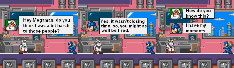 Megaman is smart sometimes...