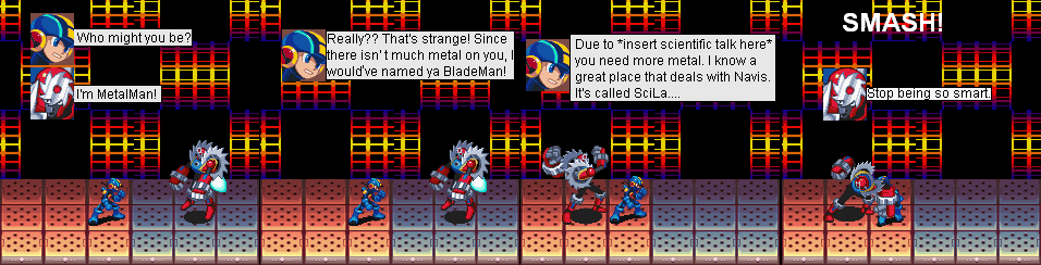 MetalMan VS MegaMan