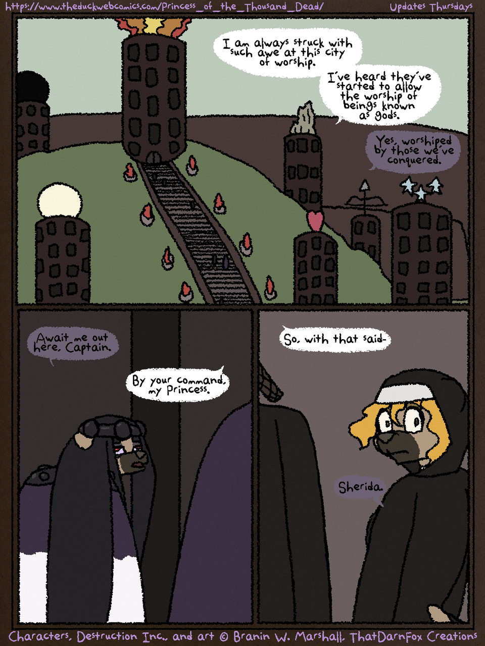 Princess of the Thousand Dead Chapter Three Page 1