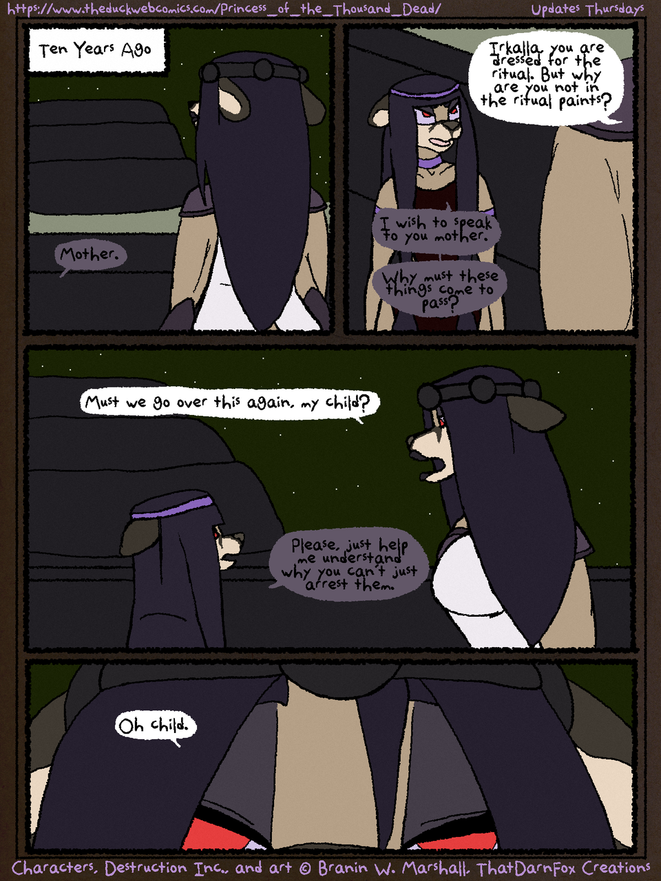 Princess of the Thousand Dead Chapter Four Page 1