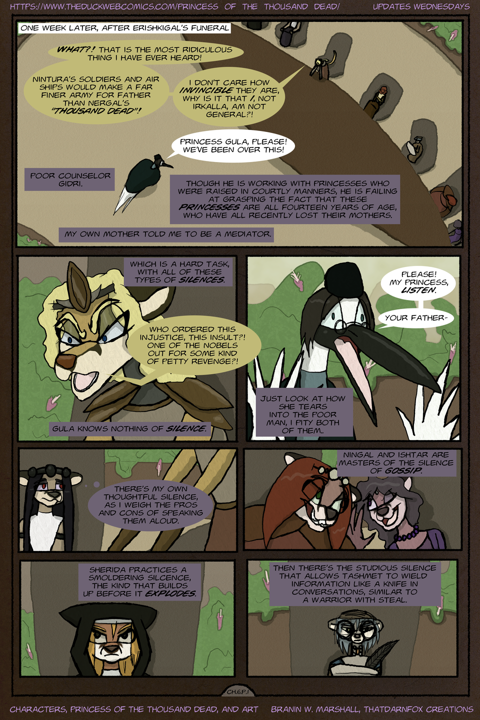 Princess of the Thousand Dead Chapter Six Page 1