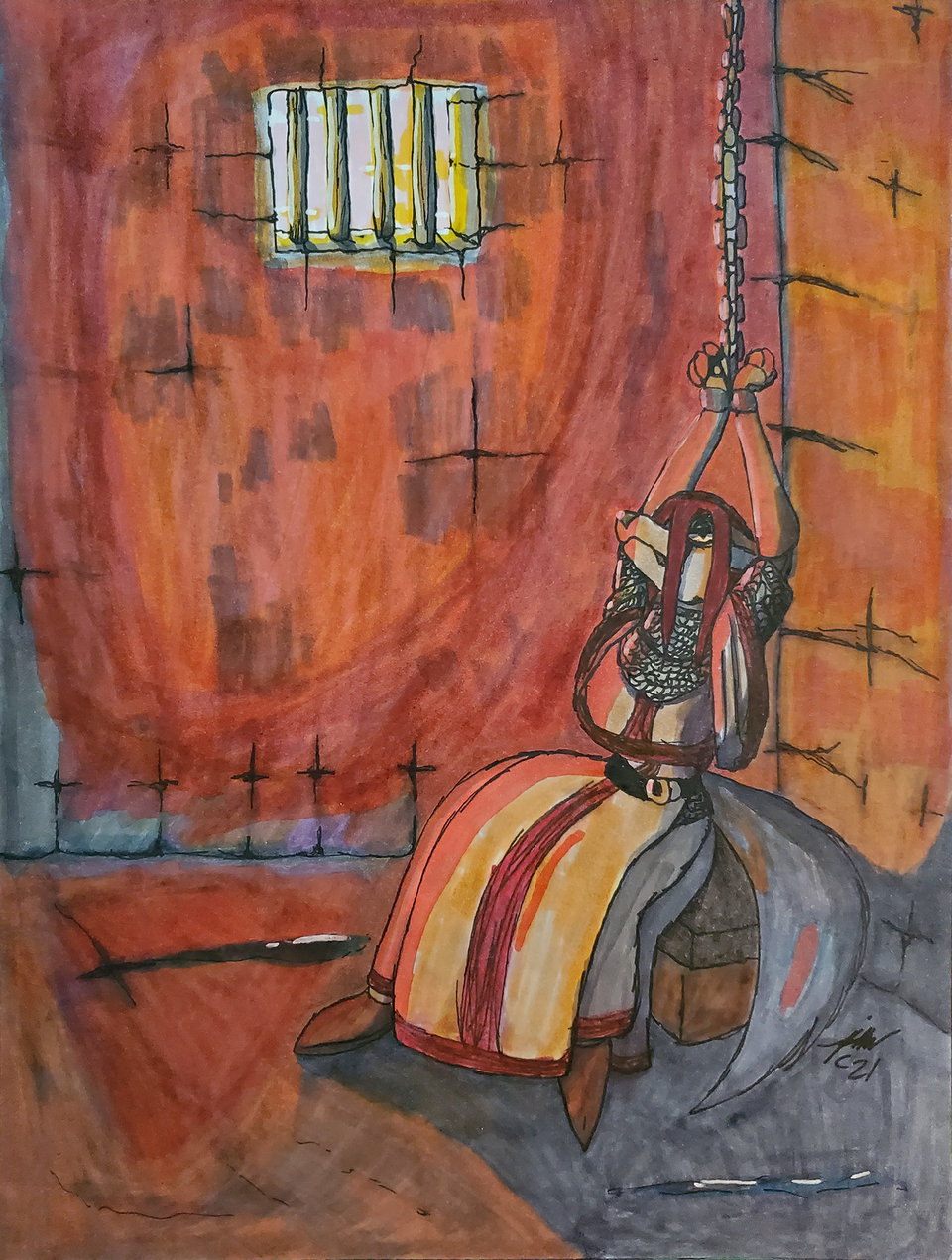Cassandra in Chains in Marker