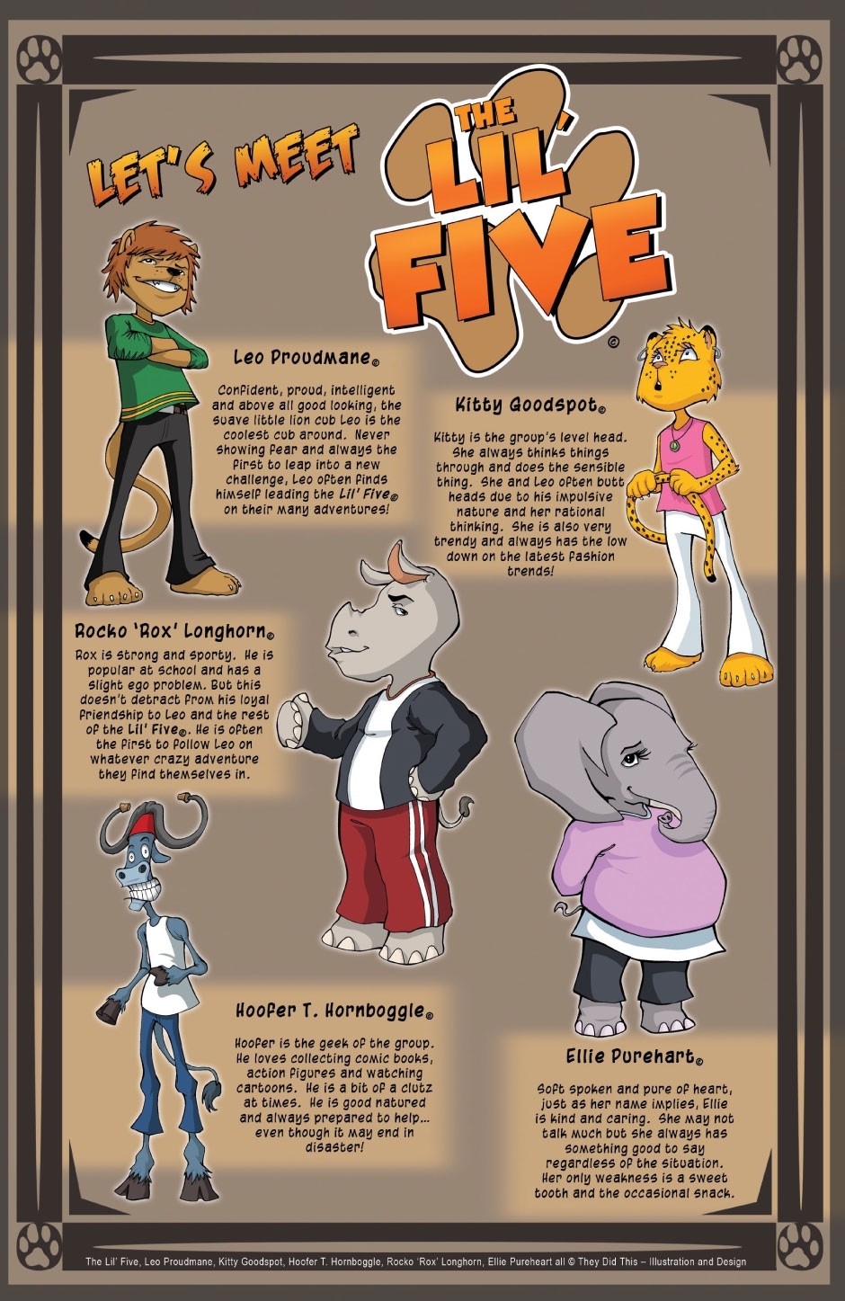 The Lil' Five: Adventure in the Vine Forest page 1