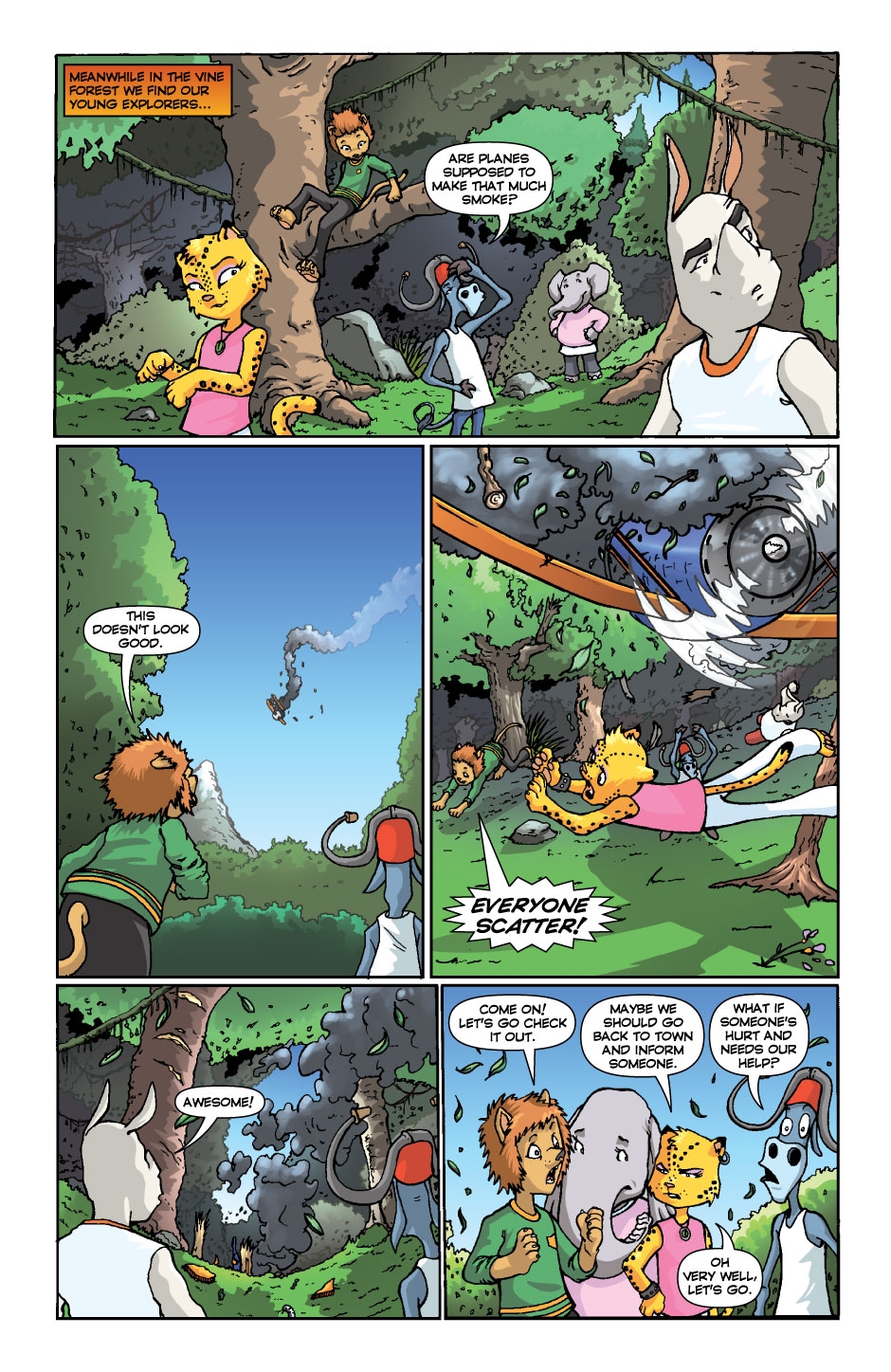 The Lil' Five: Adventure in the Vine Forest page 4