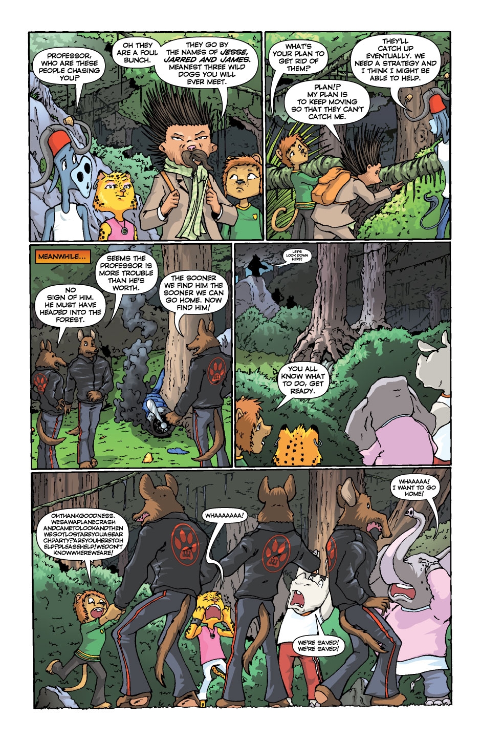 The Lil' Five: Adventure in the Vine Forest page 6